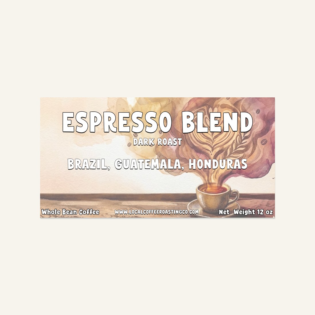 Espresso Blend label